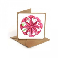 3d flower card 3d flower card