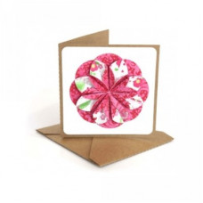 3d flower card