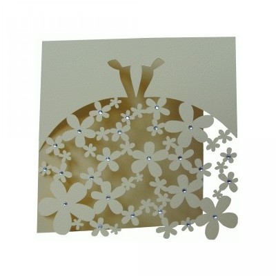 wedding dress card wedding dress card
