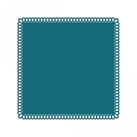 square tear drop scallop square tear drop scallop
