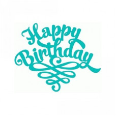 happy birthday flourish