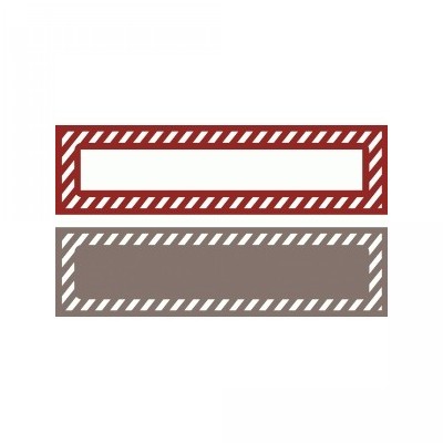 striped label