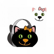 kitty cat favor bag