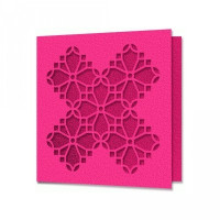 geometric cut-out card geometric cut-out card