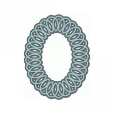 loopy oval frame
