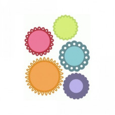 5 layered scallop circles