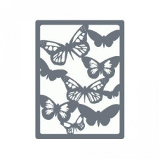 butterfly silhouette journaling card