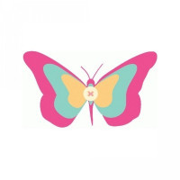 butterfly layered embellishment