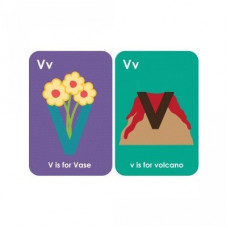 letter 'v' flashcard