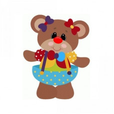clown bear dress up halloween