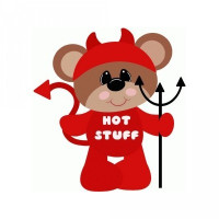 devil bear halloween costume