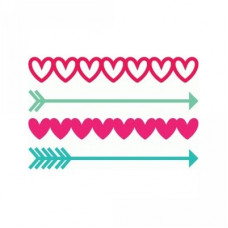 arrow & heart borders