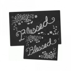 chalkboard set - blessed