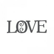 love curlicue word