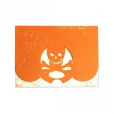 a2 card crescent closure skull