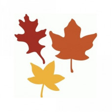 3 fall leaf set