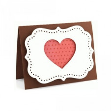 a2 heart pop dot card