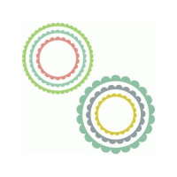 scalloped circles scalloped circles