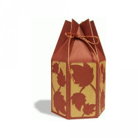 box leafy tie top hex box