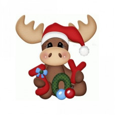 christmas joy moose