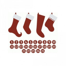 stockings with advent numbers