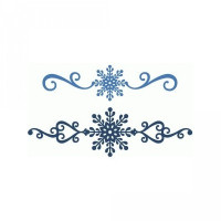 snowflake flourish & border