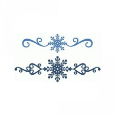 snowflake flourish & border