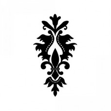 damask fleur de lis