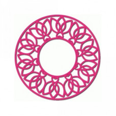 abstract flower circle