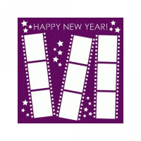 new year photo frame