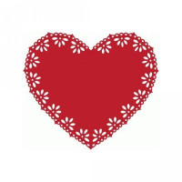 heart doily heart doily