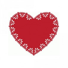 heart doily