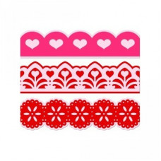 3 heart borders