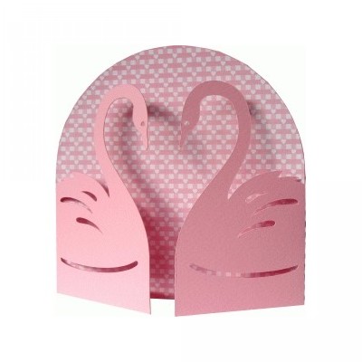 swans gate fold card