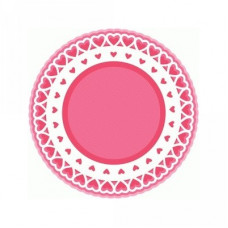 valentine layered doily