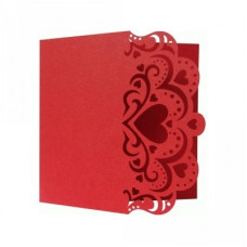 abstract card with hearts