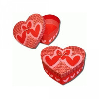 3d heart cutout heart box