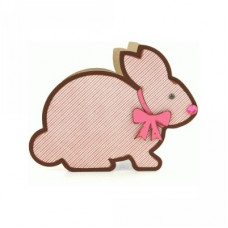 easter bunny shaped card
