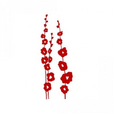 hollyhocks