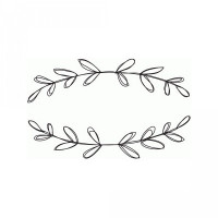 laurel leaf sketch