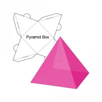 4 sided pyramid box