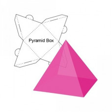 4 sided pyramid box