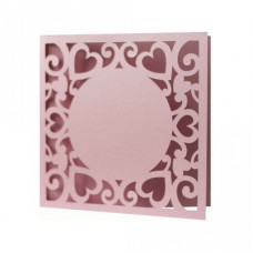 5x5 hearts abstract card