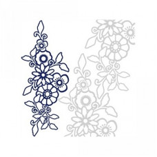 1 piece floral border