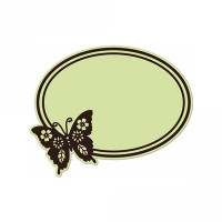 1-piece butterfly oval 1-piece butterfly oval