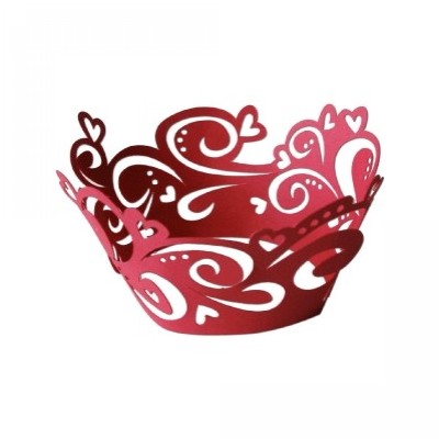 valentine's cupcake wrapper