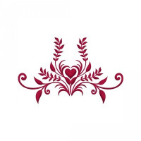 country heart border
