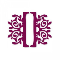 leafy flourish bookends squared