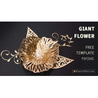 Giant cut-out flower Giant cut-out flower