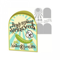 card spring seed packet card spring seed packet